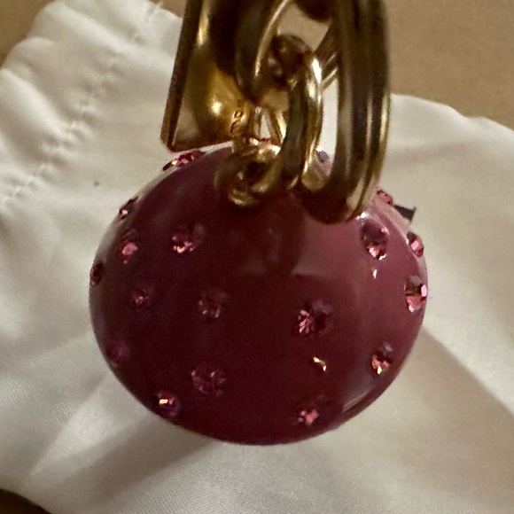 Coach X Observed By Us Crystal Mushroom Keychain Fob Bag Charm - Picture 11 of 12